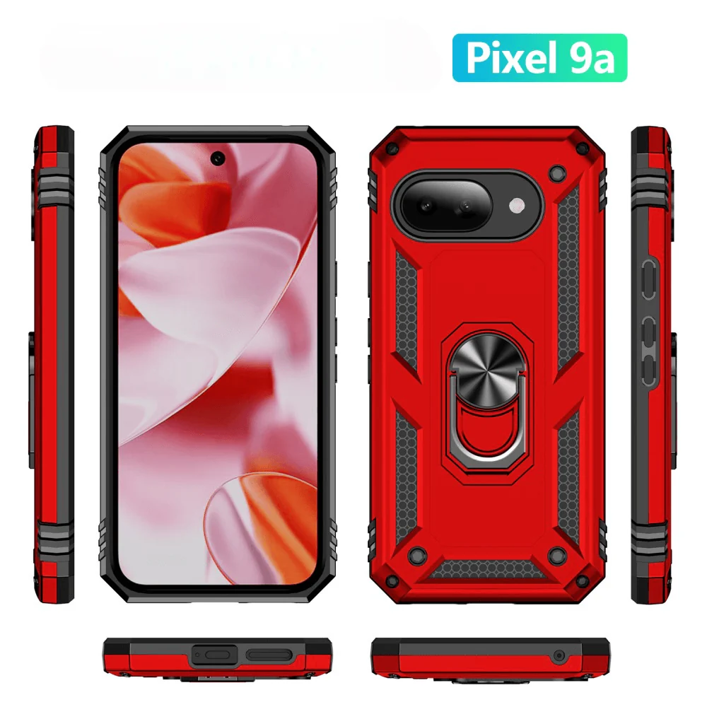 Google Pixel 9a - Robustes Back Cover mit Kickstand - Image 7