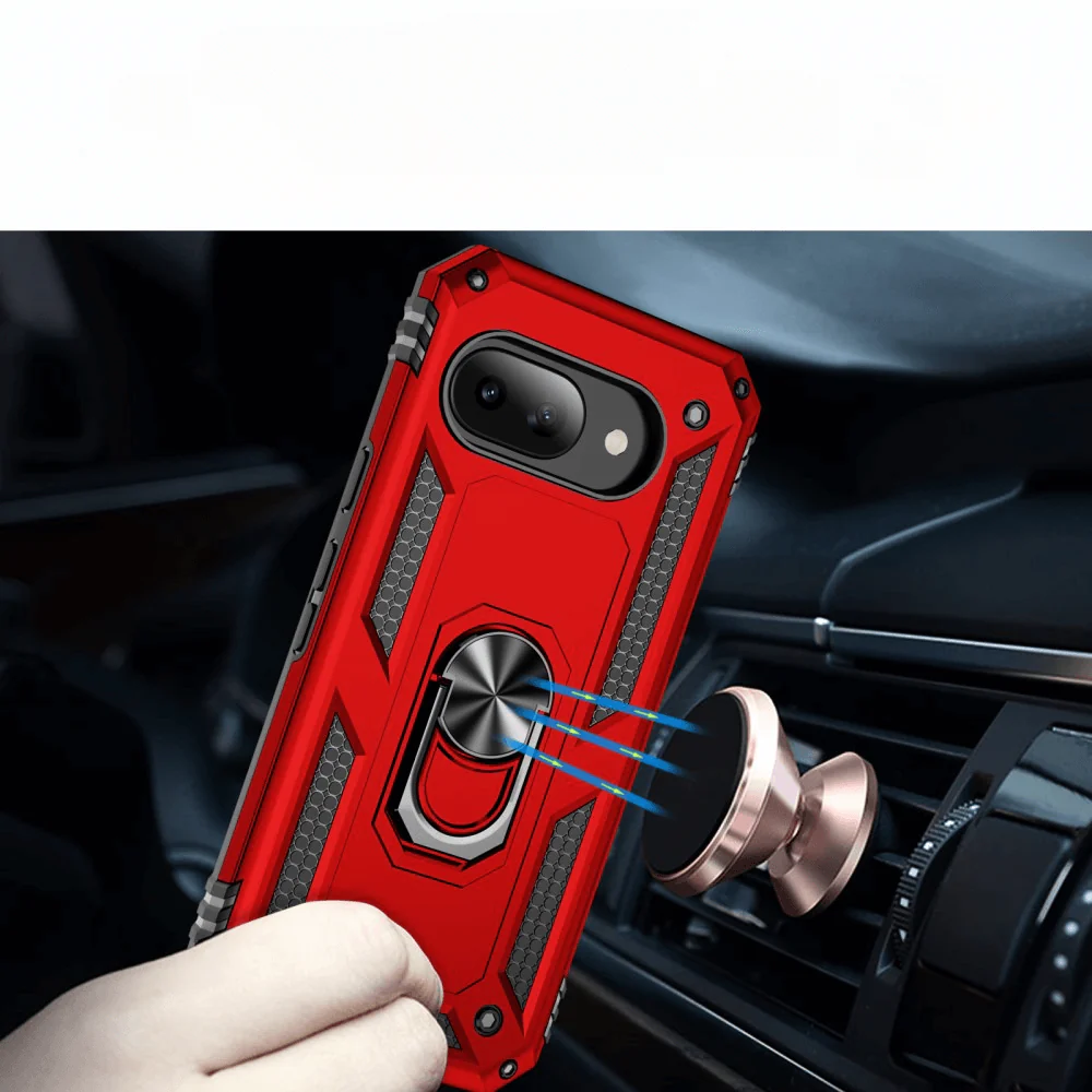 Google Pixel 9a - Robustes Back Cover mit Kickstand - Image 9