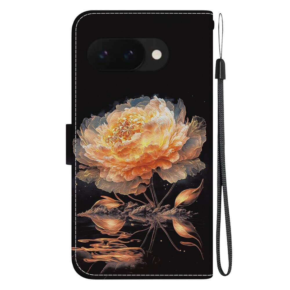 Google Pixel 9a - Tasche Hülle mit Blüten Motiv - Image 23