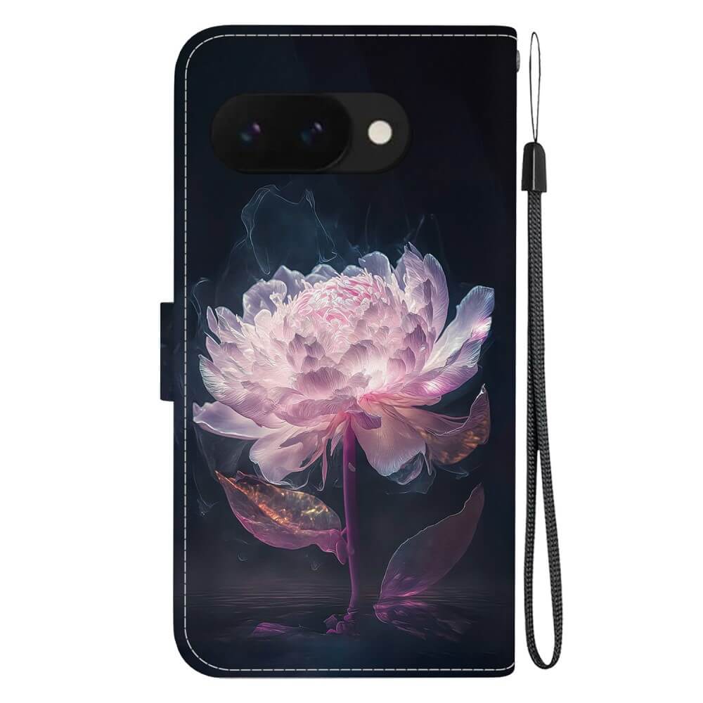 Google Pixel 9a - Tasche Hülle mit Blüten Motiv - Image 32