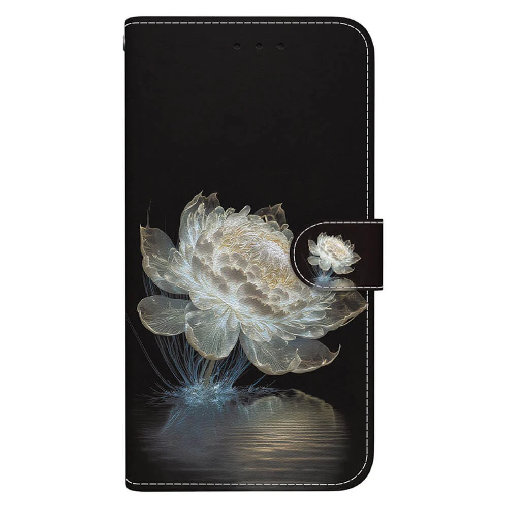 Google Pixel 9a - Tasche Hülle mit Blüten Motiv - Image 41