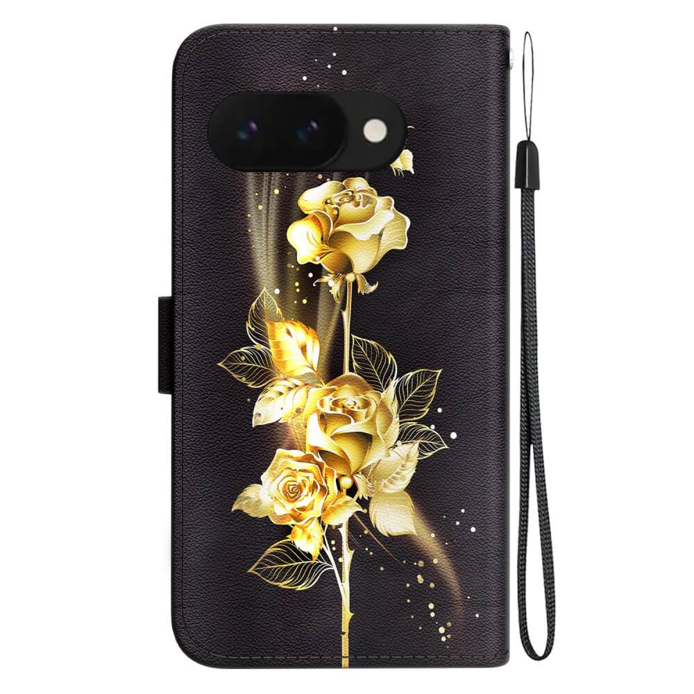 Google Pixel 9a - Tasche Hülle mit Blüten Motiv - Image 6