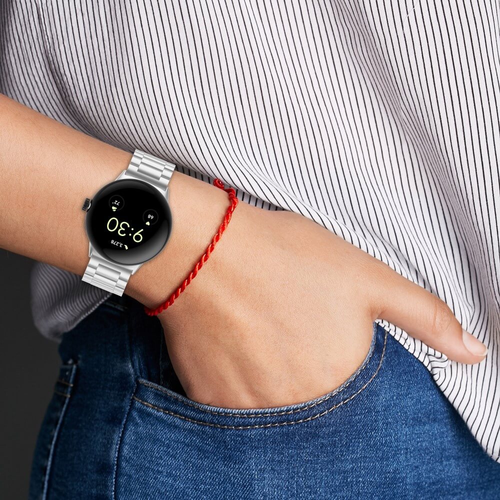 Google Pixel Watch 4 / 3 - 45mm - Edelstahl Armband Maschen - Image 28