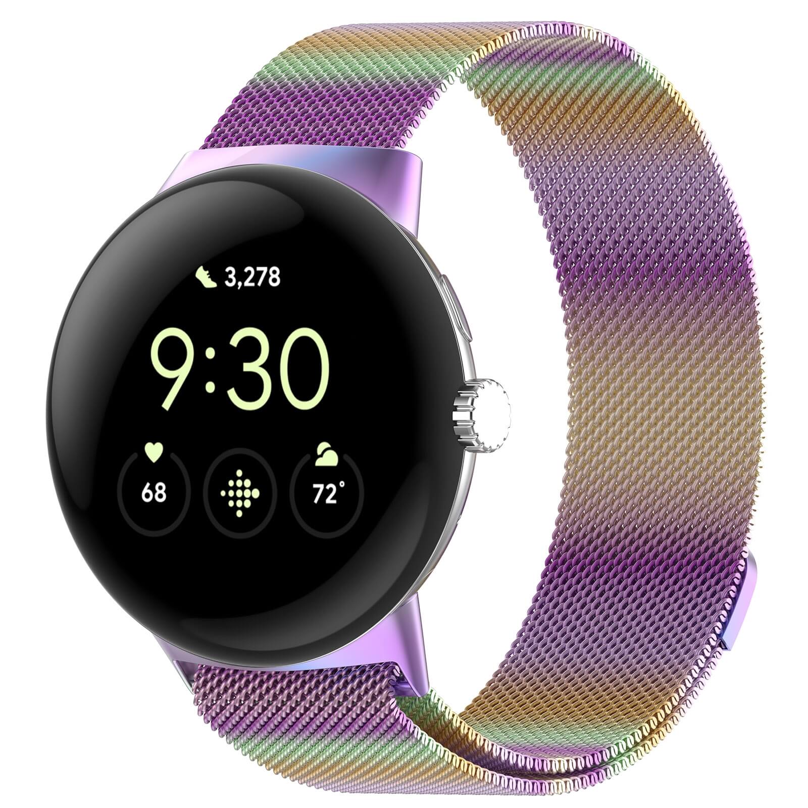 Google Pixel Watch 4 / 3 - 45mm - Magnetisches Ersatzarmband Milanese - Image 13