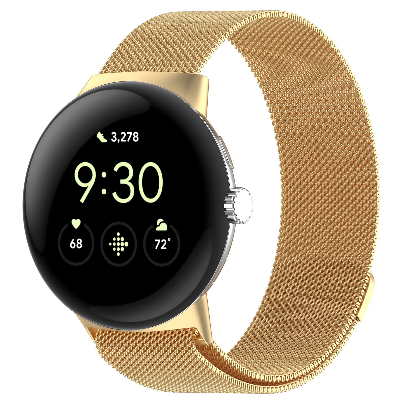Google Pixel Watch 4 / 3 - 45mm - Magnetisches Ersatzarmband Milanese - Image 17