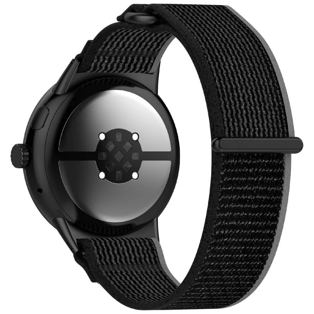 Google Pixel Watch 4 / 3 - 45mm - Nylon Stoff Band flexibel mit Klett