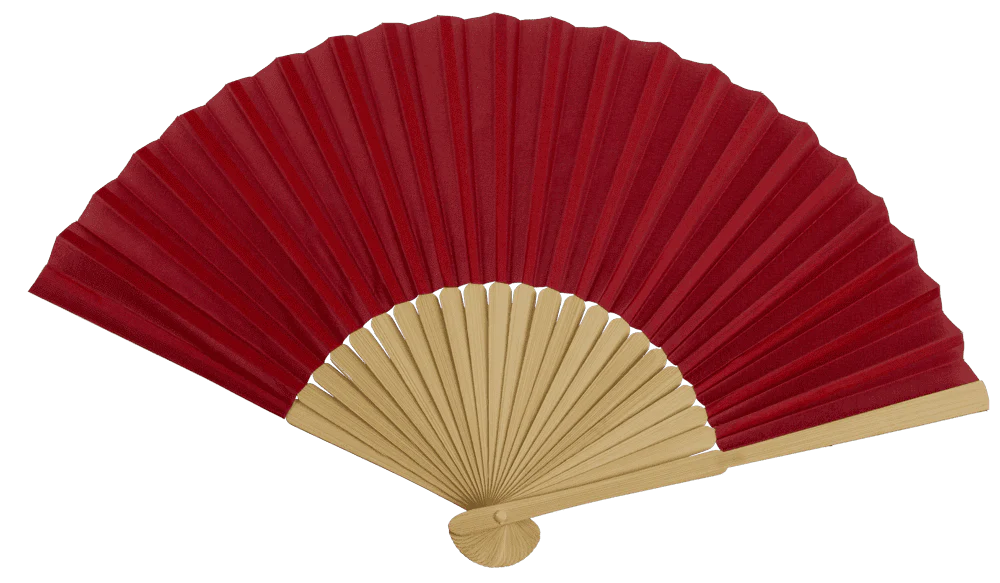 Handfächer aus Bambus 21 cm