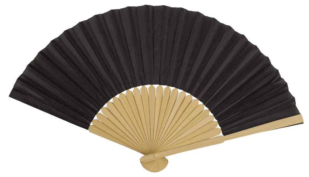 Handfächer aus Bambus 21 cm - Image 4