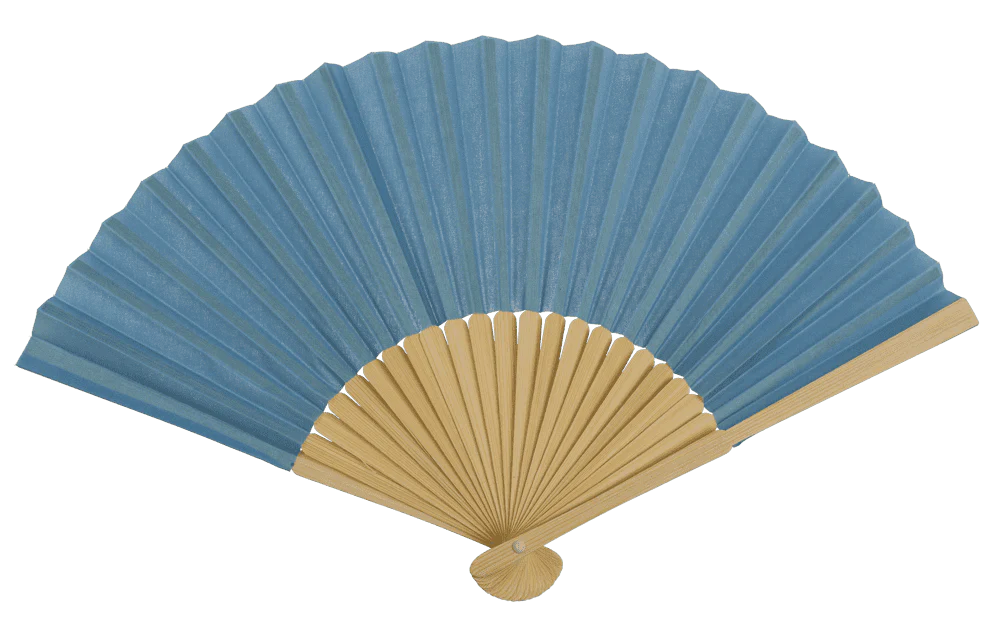 Handfächer aus Bambus 21 cm - Image 5