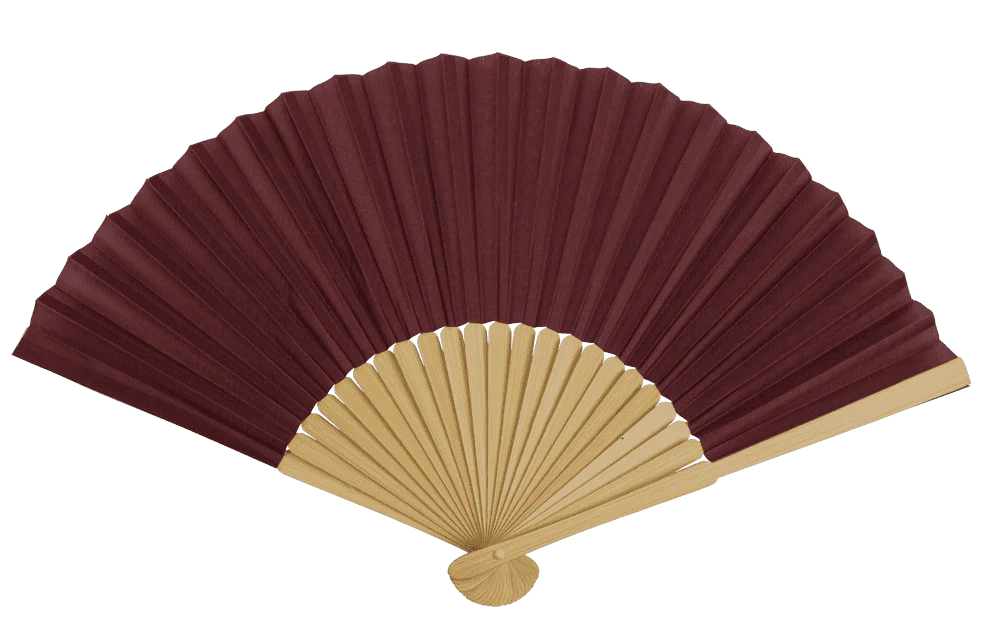 Handfächer aus Bambus 21 cm - Image 6
