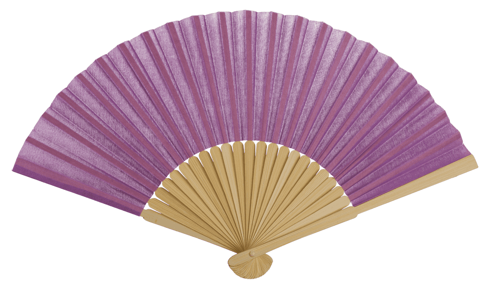 Handfächer aus Bambus 21 cm - Image 8