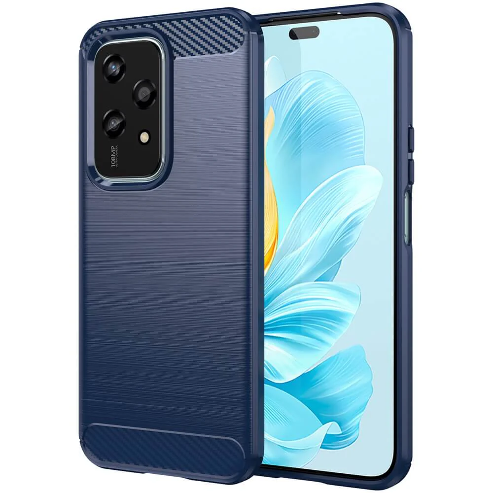 HONOR 200 Lite - Metall Carbon Look Hülle - Image 13
