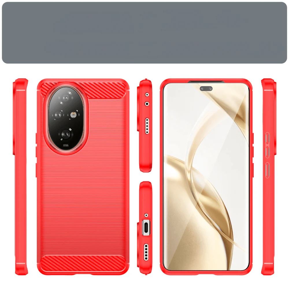 HONOR 200 Pro - Metall Carbon Look Hülle - Image 12