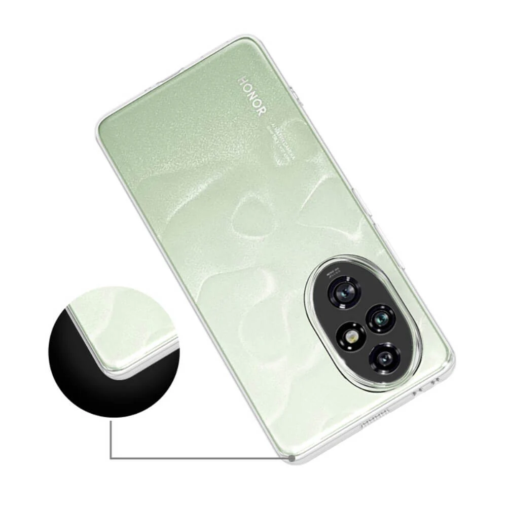 HONOR 200 - Silikon Gummi Case transparent - Image 5