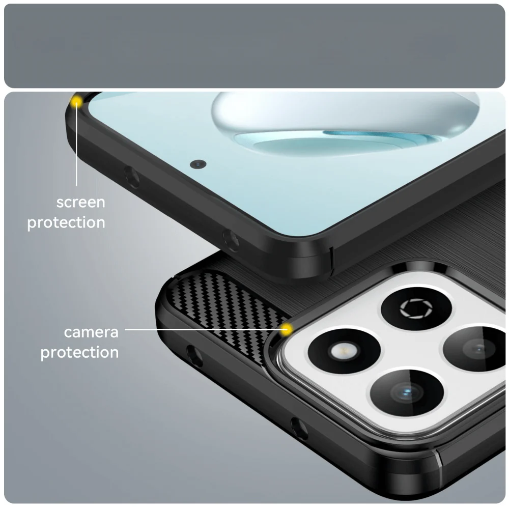 HONOR 200 Smart - Metall Carbon Look Hülle - Image 5