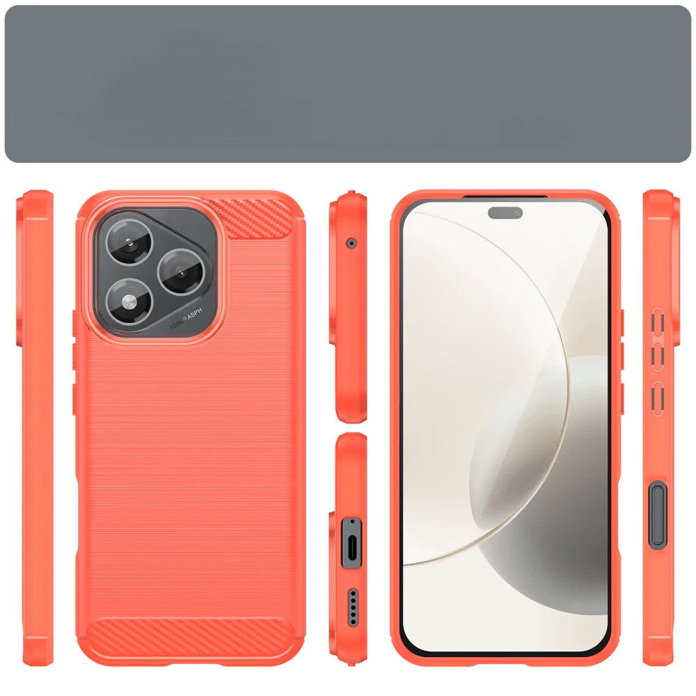 HONOR 400 Lite - Metall Carbon Look Hülle - Image 6