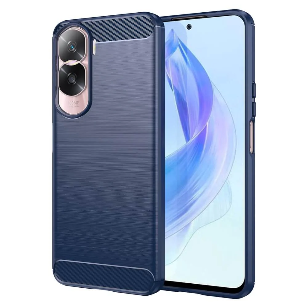 Honor 90 Lite - Metall Carbon Look Hülle - Image 12