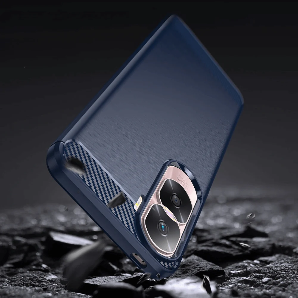 Honor 90 Lite - Metall Carbon Look Hülle - Image 9