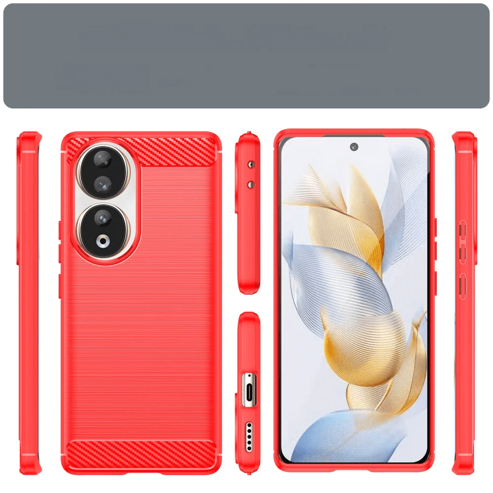 Honor 90 - Metall Carbon Look Hülle - Image 4