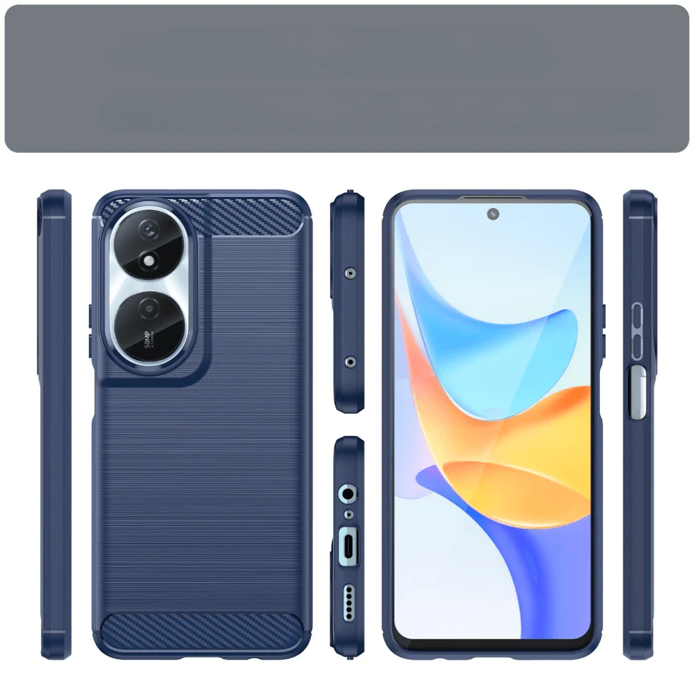HONOR 90 Smart - Metall Carbon Look Hülle - Image 21