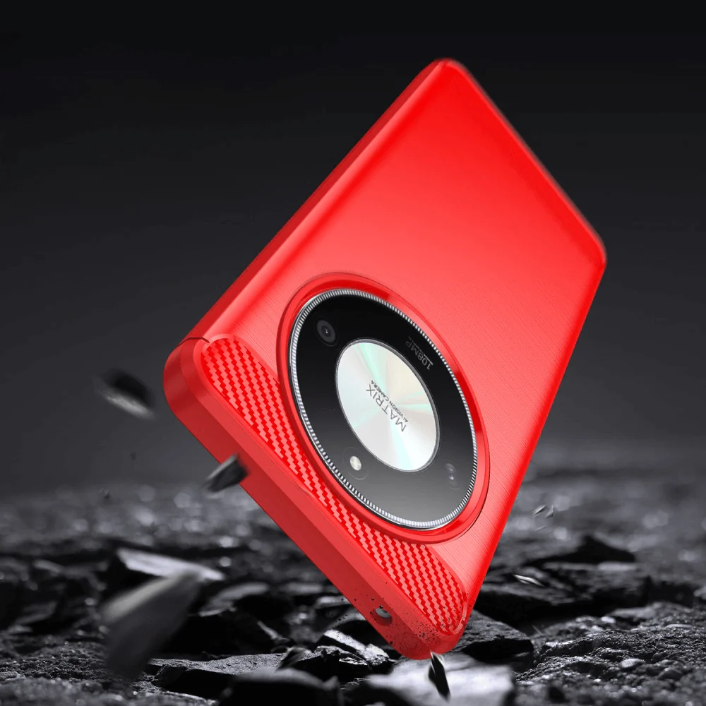 HONOR Magic6 Lite - Metall Carbon Look Hülle - Image 8