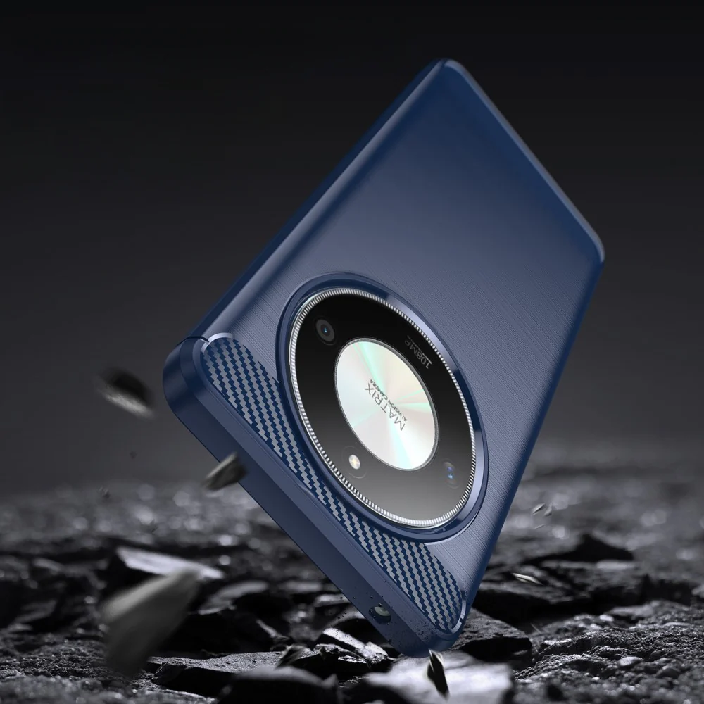 HONOR Magic6 Lite - Metall Carbon Look Hülle - Image 12