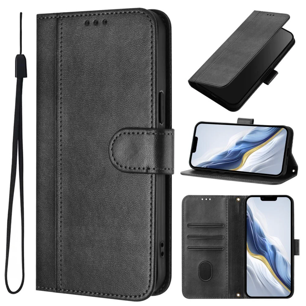 HONOR Magic7 Lite – Wildleder Look Etui im Vintage Design - Image 14