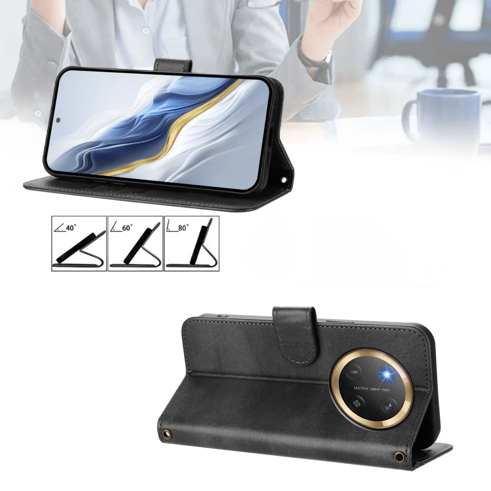 HONOR Magic7 Lite – Wildleder Look Etui im Vintage Design - Image 16