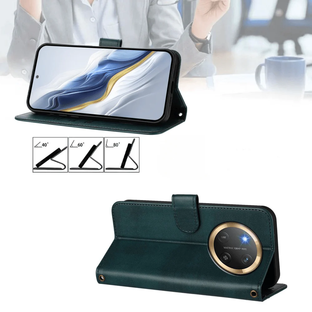 HONOR Magic7 Lite – Wildleder Look Etui im Vintage Design - Image 24