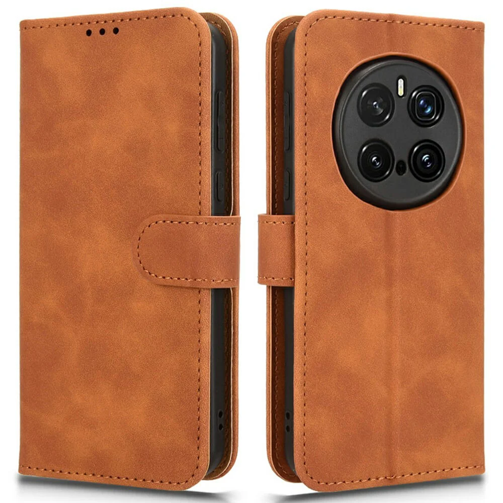 HONOR Magic7 Pro - Solide Leder Etui Hülle - Image 25