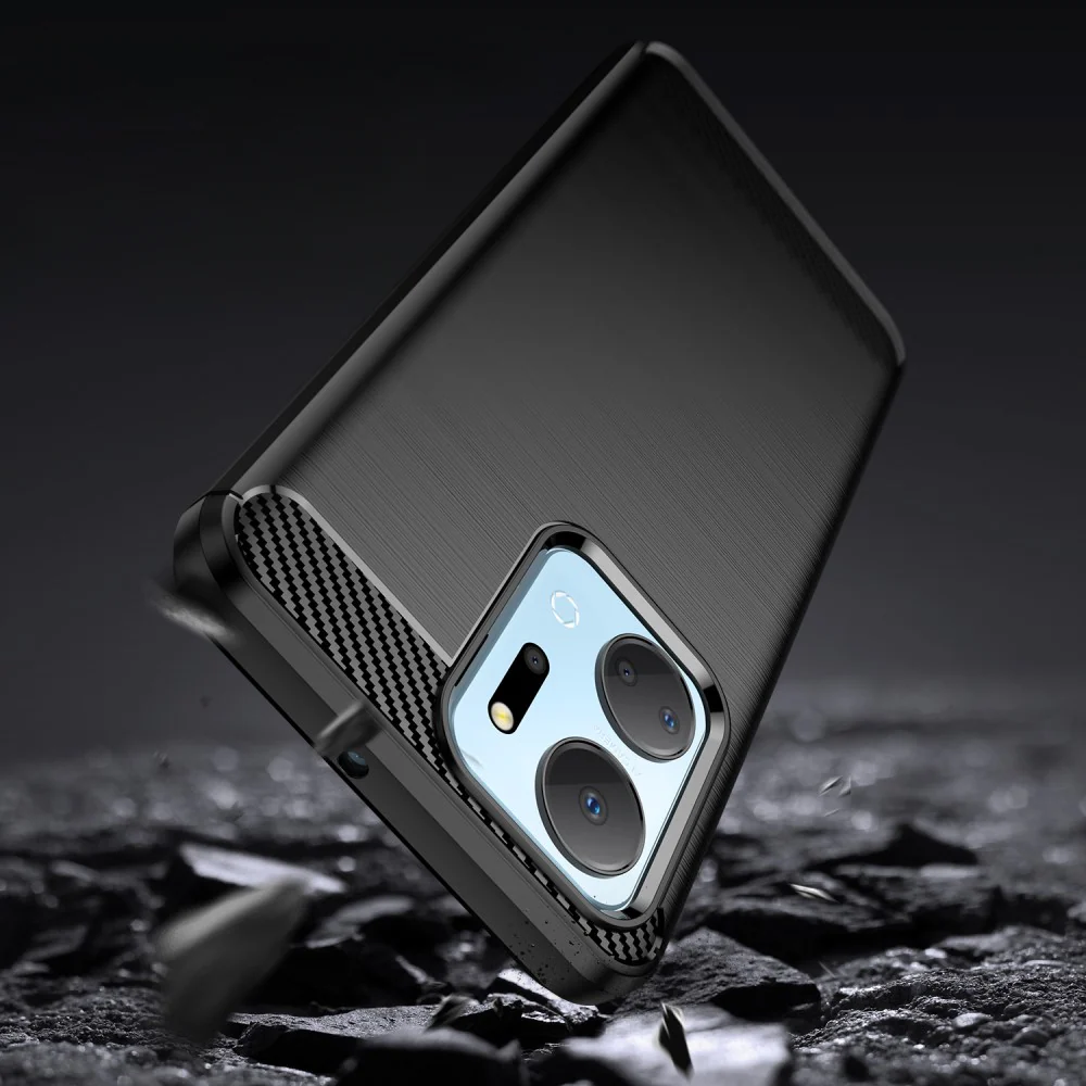 Honor X7a - Metall Carbon Look Hülle - Image 2