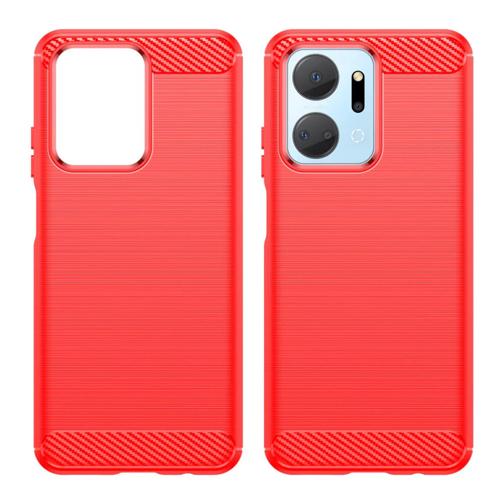 Honor X7a - Metall Carbon Look Hülle - Image 6