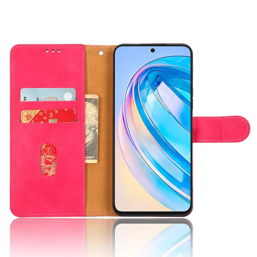 Honor X8a - Leder Etui Hülle - Image 14