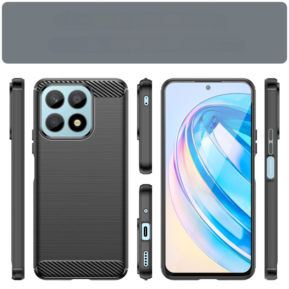 Honor X8a - Metall Carbon Look Hülle - Image 8