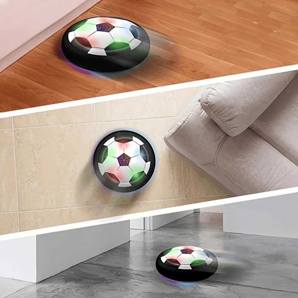 Hover Fussball mit LED Licht – Elektrischer Air Power Soccer Ball für Kinder - Image 4