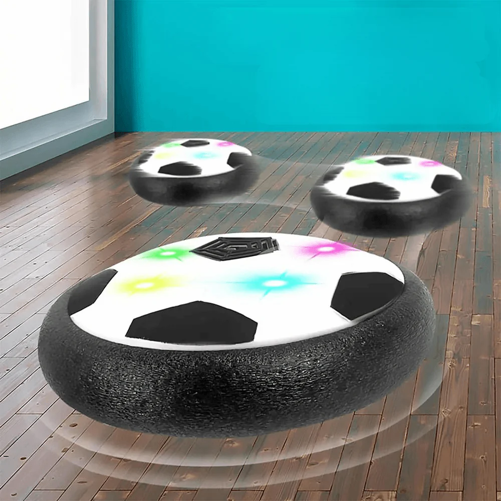 Hover Fussball mit LED Licht – Elektrischer Air Power Soccer Ball für Kinder - Image 5