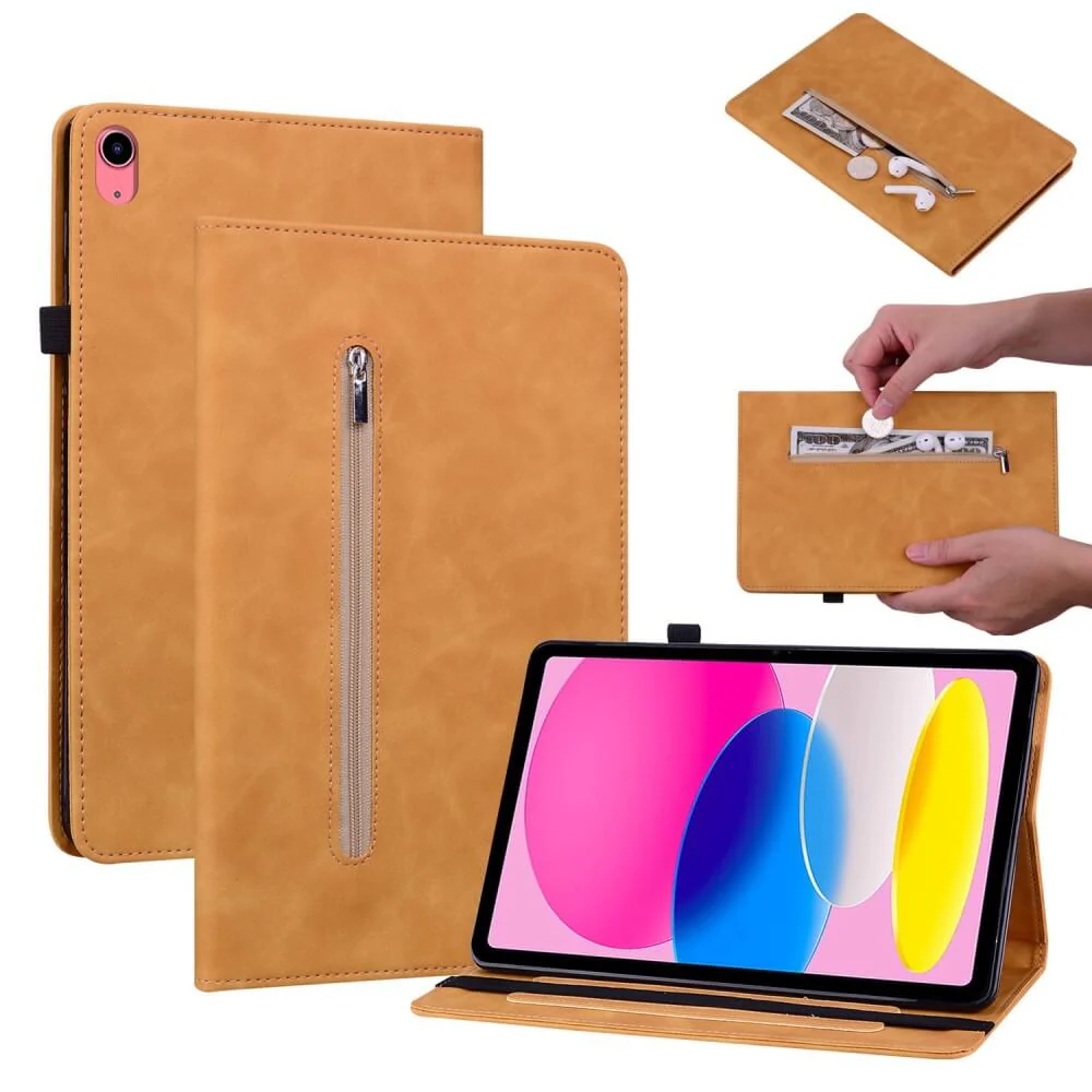 iPad 2025 / 2022 - Schutzhüllle Mit Zipper Tasche - Image 45