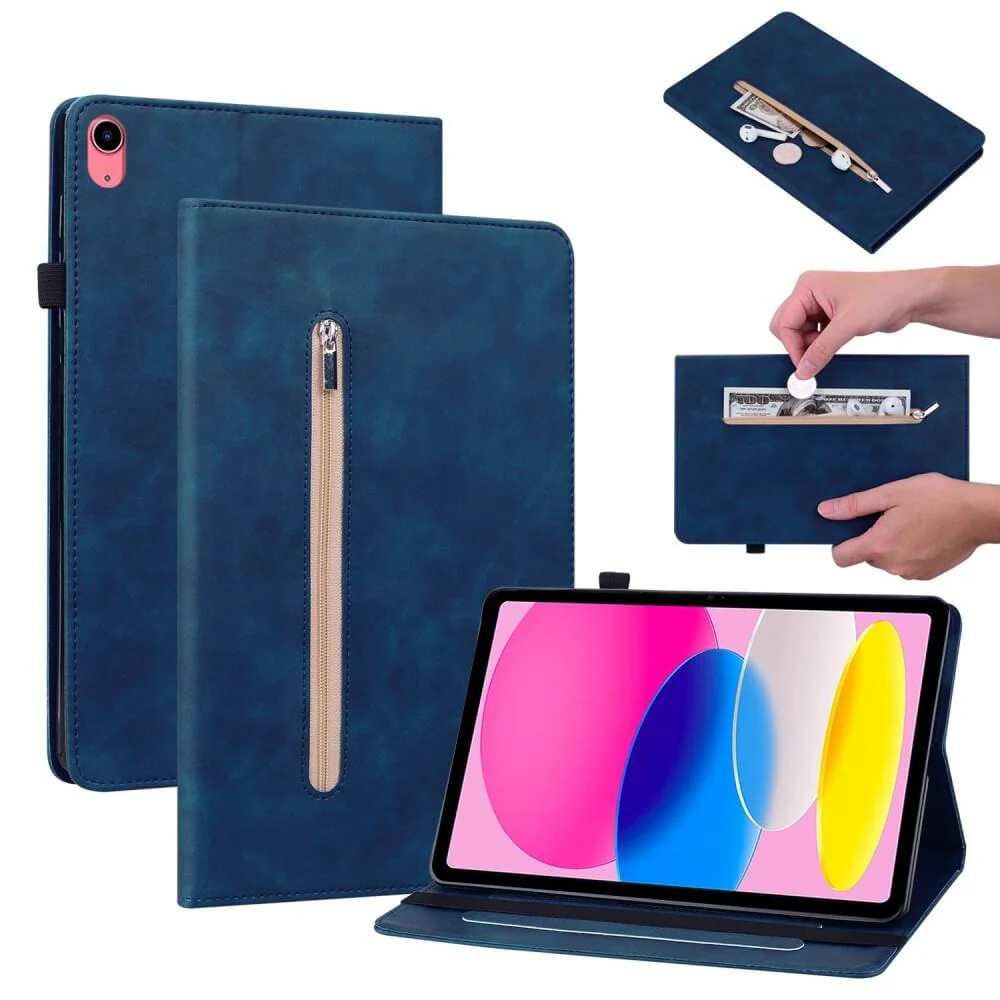 iPad 2025 / 2022 - Schutzhüllle Mit Zipper Tasche - Image 9