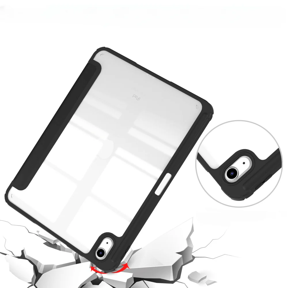 iPad 2025 / 2022 - Schützende Acryl Tablethülle mit erhöhtem Rand - Image 4