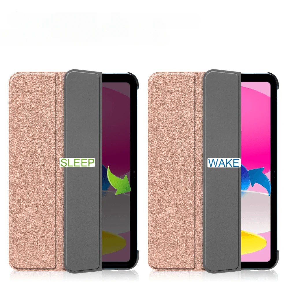 iPad 2025 / 2022 - Tri-fold Smart Leder Case - Image 2