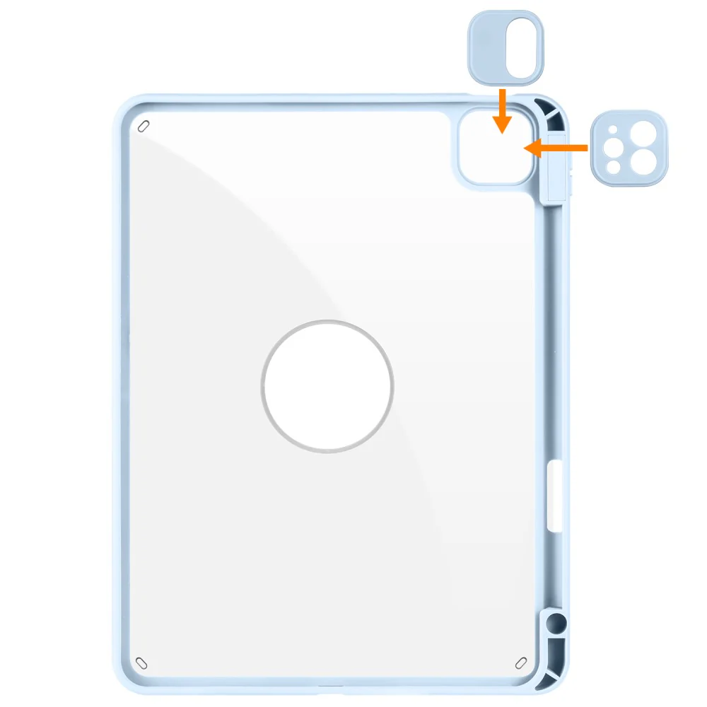 iPad Air 11 / Pro 11 - 2in1 drehbare Hülle mit Stifthalter - Image 19