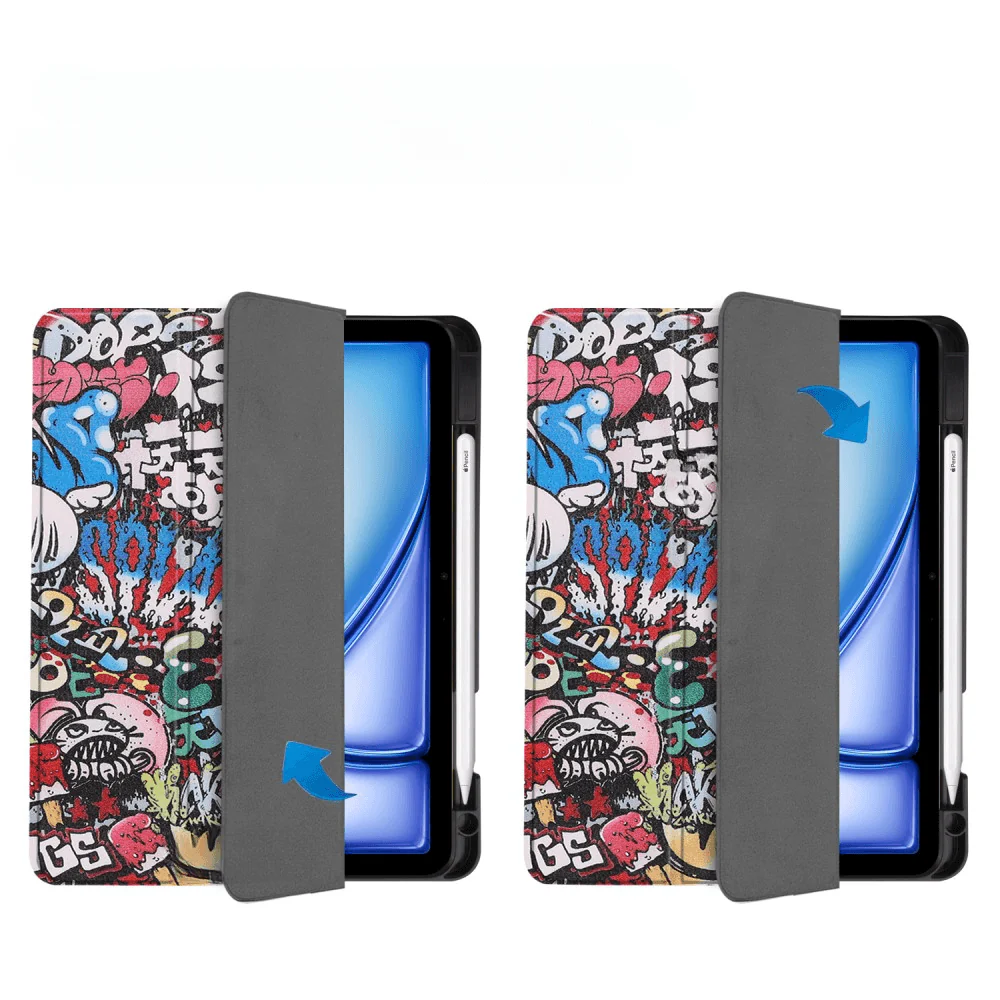 iPad Air 11 - Smart Case Pencil Halter Motiv - Image 21