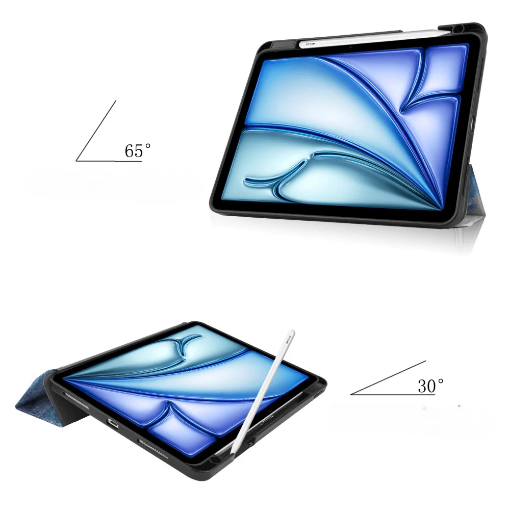 iPad Air 11 - Smart Case Pencil Halter Motiv - Image 31