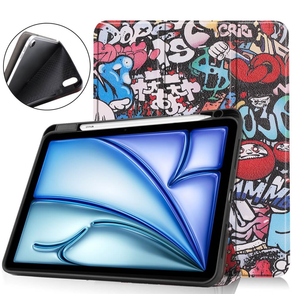iPad Air 13 - Smart Case Pencil Halter Motiv - Image 15