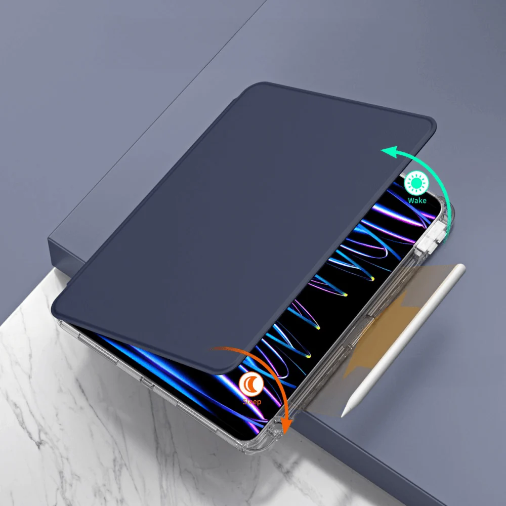 iPad Pro 13 - 2in1 drehbare Hülle mit Rückseite + Deckel - Image 17