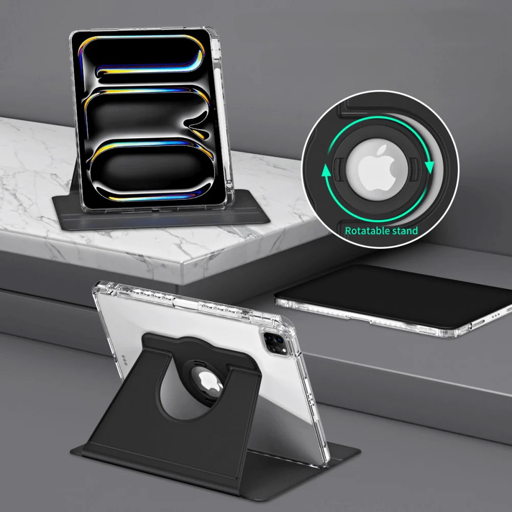 iPad Pro 13 - 2in1 drehbare Hülle mit Rückseite + Deckel - Image 27