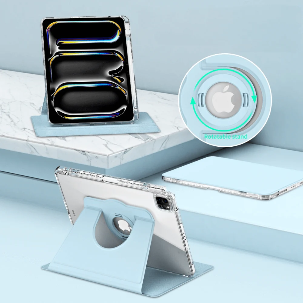 iPad Pro 13 - 2in1 drehbare Hülle mit Rückseite + Deckel - Image 39