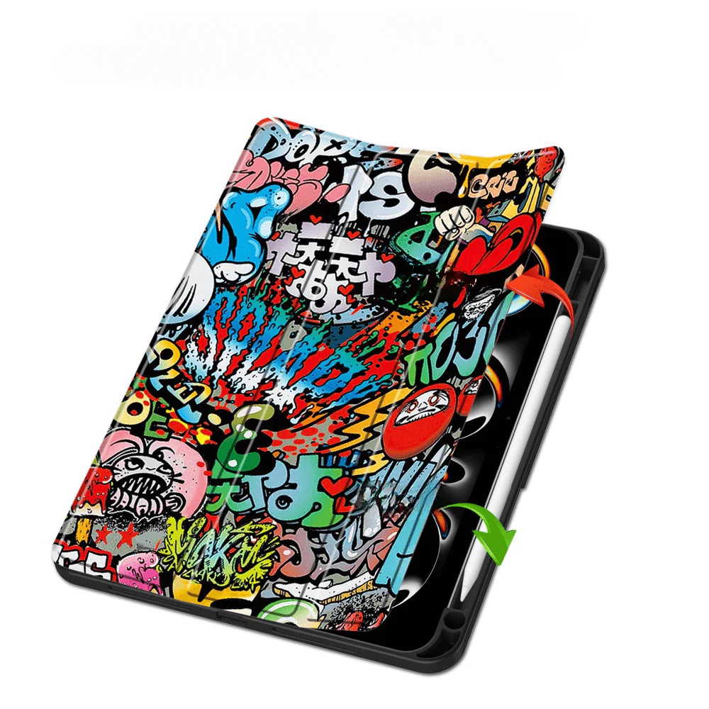 iPad Pro 11 2024 / 2025 - Smart Case Pencil Halter Motiv - Image 10