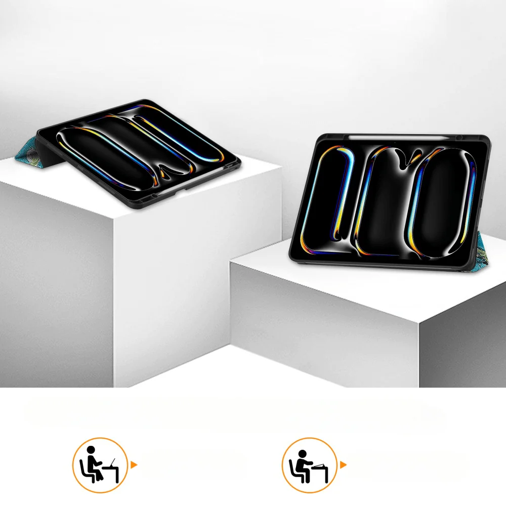 iPad Pro 13 - Smart Case Pencil Halter Motiv - Image 16
