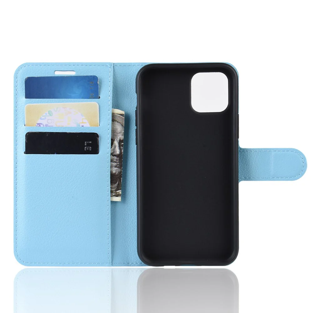 iPhone 11 - Leder Etui Hülle Mit Kartenfach - Image 20